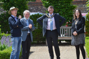 Visit by the Mayor of Reading July 2020 for the NGS Virtual Tour launch